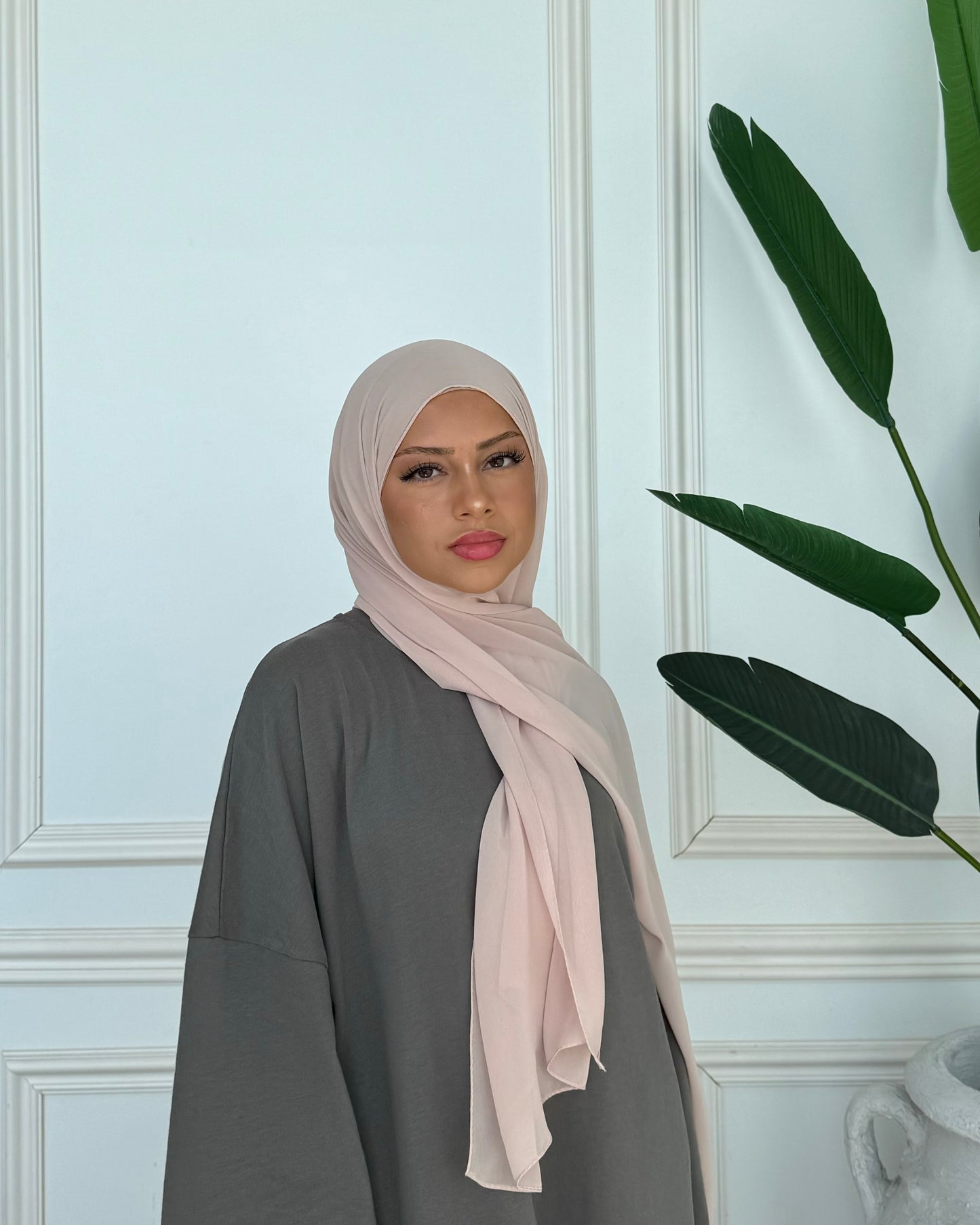 Nude Chiffon Hijab