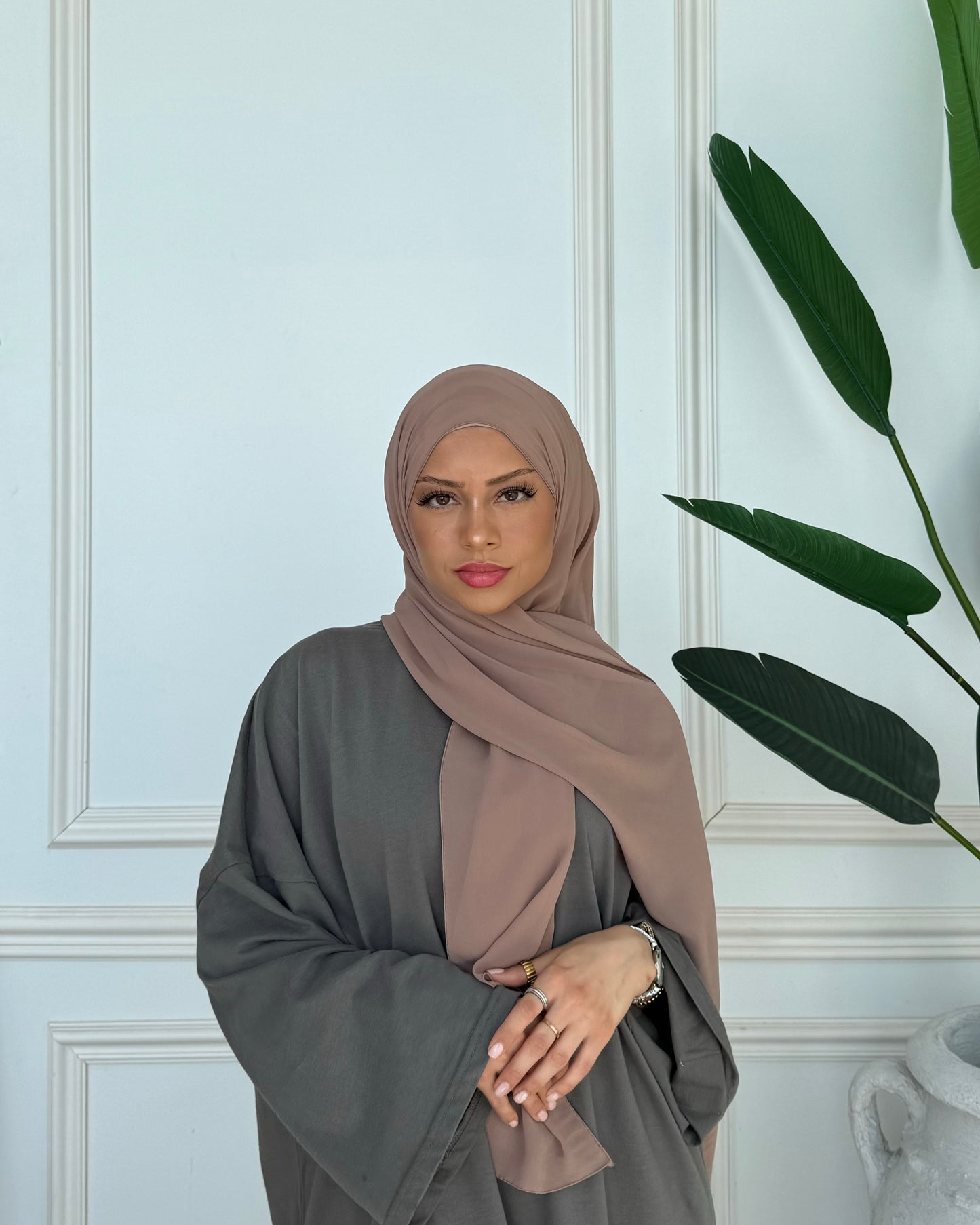 Nude Chiffon Hijab