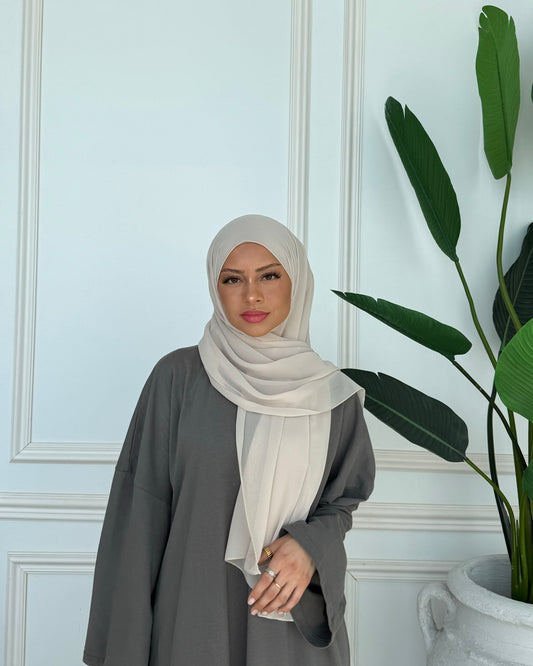 Nude Chiffon Hijab