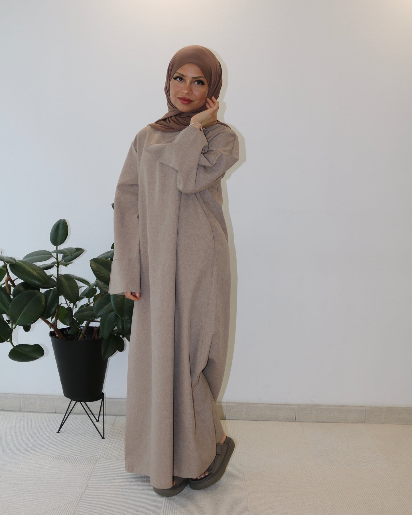 Leinen Kleid