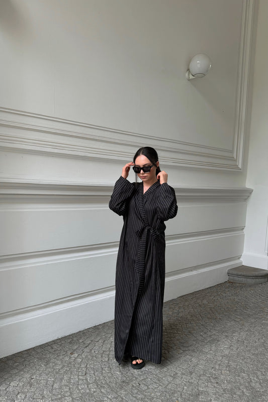 Striped Abaya